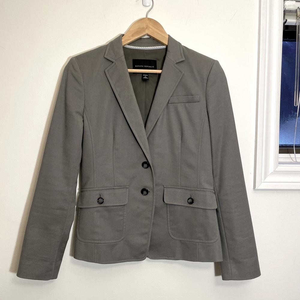 Banana Republic Grey Blazer / Suit Jacket
